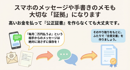 スマホでの合意文書